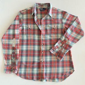 Men’s Ralph Lauren Classic Western Shirt Size L